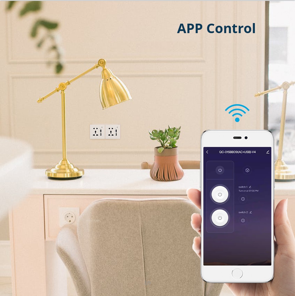  Smart Socket with USB Ports